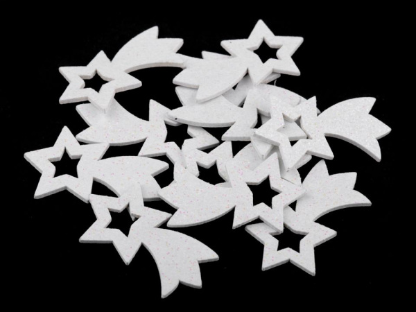 Samolepicí kometa s glitry