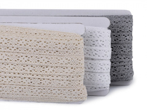 Bavlněná krajka paličkovaná šíře 11 mm