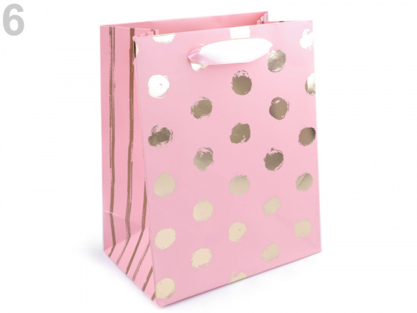 Dárková taška srdce, puntík, plameňák, malá velikost