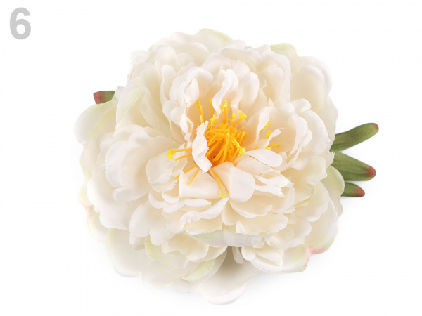 Umělý květ pivoňka s pestíky