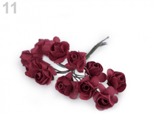 Růže na drátku / polotovar na vývazky Ø16 mm