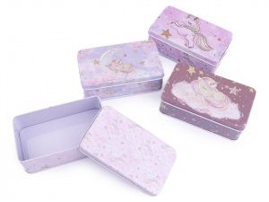 Plechová krabička jednorožec