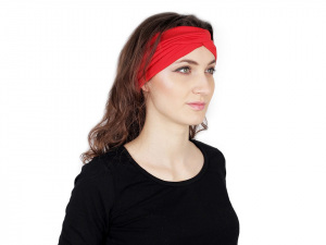 Látková čelenka pin-up překřížená