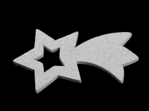 Samolepicí kometa s glitry