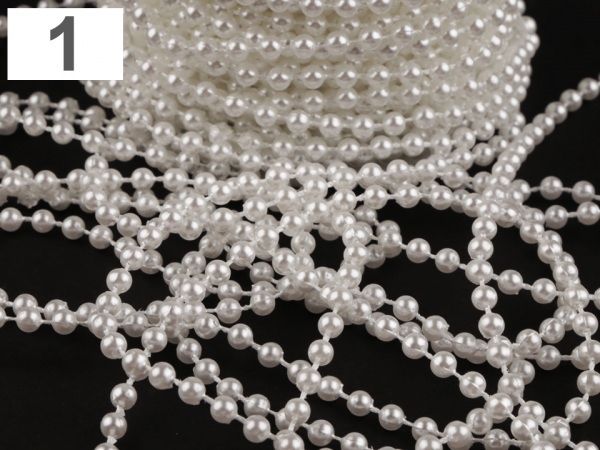 Perlový řetěz Ø4 mm