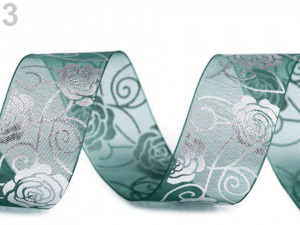 Svatební monofilová stuha růže šíře 27 mm