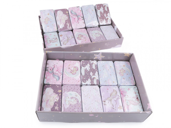 Plechová krabička jednorožec