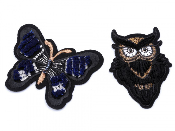 Nažehlovačka motýl, výr 3D