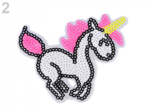 Nažehlovačka jednorožec s flitry