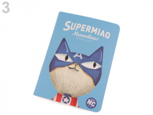 Sešit / zápisník A6 kočka Languo