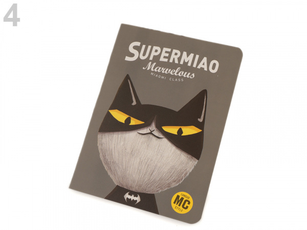 Sešit / zápisník A6 kočka Languo