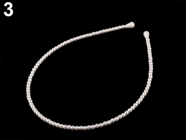 Perlová čelenka do vlasů