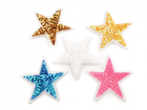 Nažehlovačka hvězda s flitry