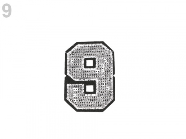 Nažehlovačka čísla s flitry