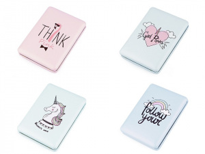 Kosmetické zrcátko jednorožec, duha, plameňák, srdce