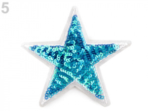 Nažehlovačka hvězda s flitry