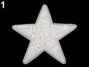 Nažehlovačka hvězda s flitry