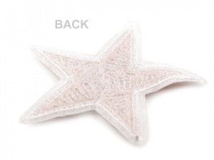 Nažehlovačka hvězda s flitry