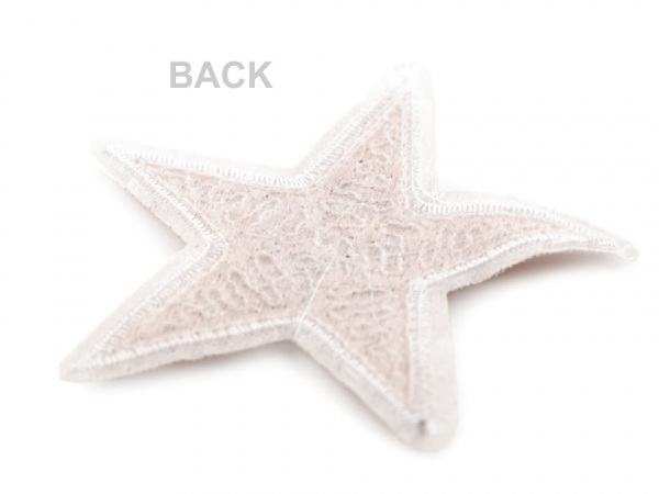 Nažehlovačka hvězda s flitry