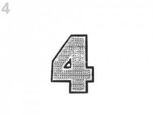 Nažehlovačka čísla s flitry