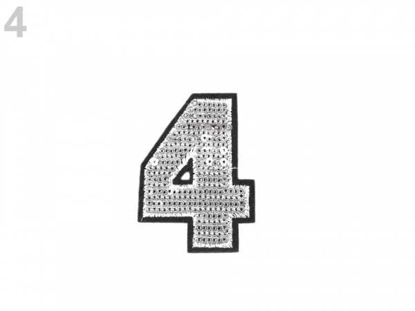 Nažehlovačka čísla s flitry