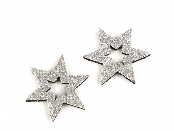 Vánoční dekorace s glitry