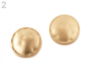 Kovový knoflík velikost 36" zlatá