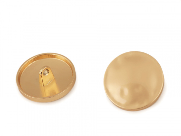 Kovový knoflík velikost 36" zlatá