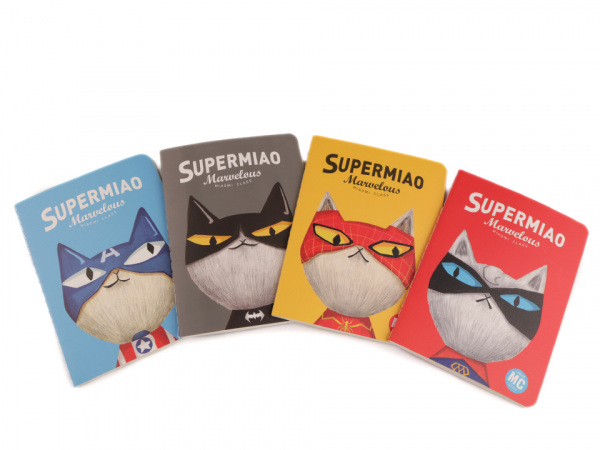 Sešit / zápisník A6 kočka Languo