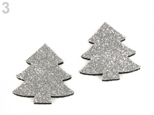 Vánoční dekorace s glitry