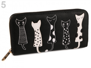 Dámská peněženka kočky 10x19,5 cm