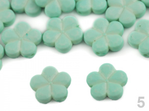 Dekorační plastový květ / korálek Ø14 mm