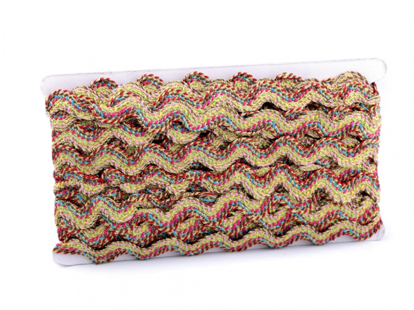 Prýmek / hadovka s lurexem šíře 13 mm