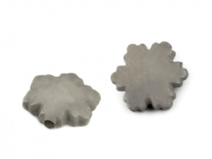 Dekorační plastová vločka / korálek Ø14 mm