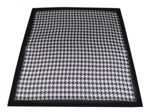 Saténový šátek kohoutí stopa 70x70 cm