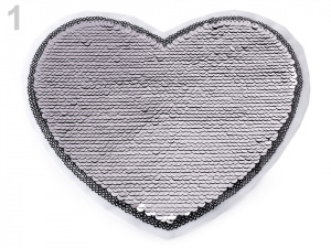 Velká aplikace srdce s oboustrannými flitry