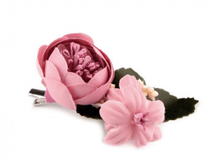 Sponka do vlasů s květy