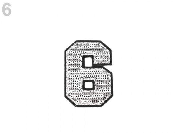 Nažehlovačka čísla s flitry