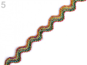 Prýmek / hadovka s lurexem šíře 13 mm