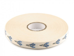 Bavlněná stuha šíře 15 mm levandule