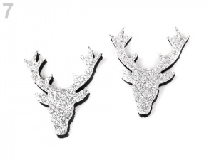 Vánoční dekorace s glitry