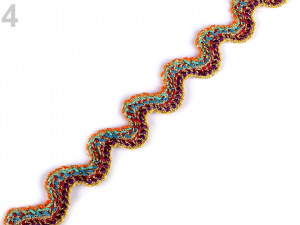 Prýmek / hadovka s lurexem šíře 13 mm