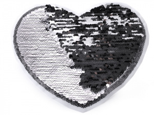 Velká aplikace srdce s oboustrannými flitry