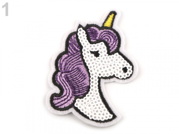 Nažehlovačka jednorožec s flitry