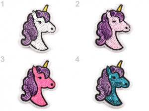 Nažehlovačka jednorožec s flitry