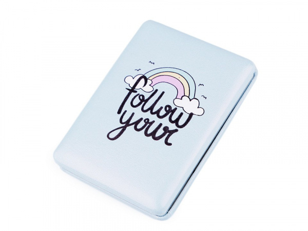 Kosmetické zrcátko jednorožec, duha, plameňák, srdce