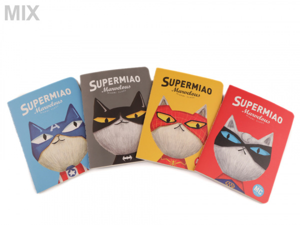 Sešit / zápisník A6 kočka Languo