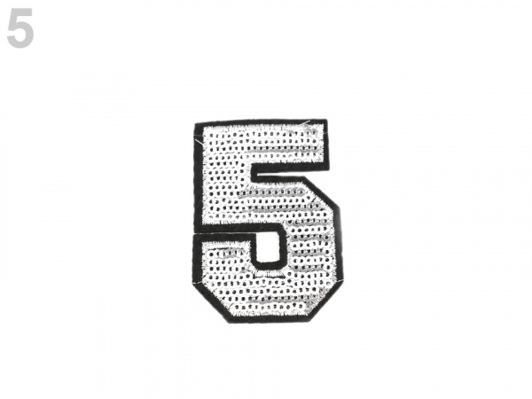 Nažehlovačka čísla s flitry