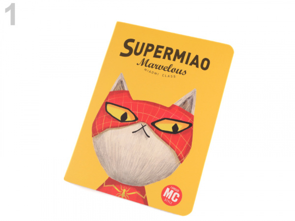 Sešit / zápisník A6 kočka Languo