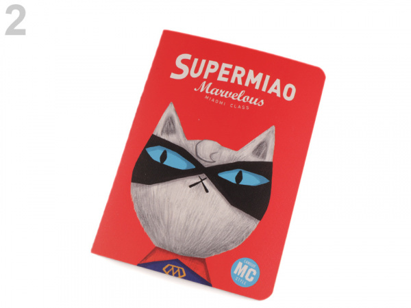 Sešit / zápisník A6 kočka Languo